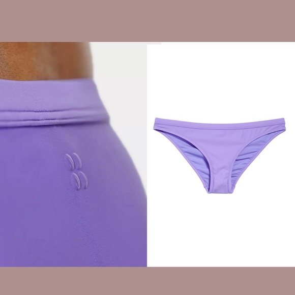 NEW $58 Sweaty Betty [ Large ] Bikini Bottoms in Aster‎ Purple - Picture 3 of 12